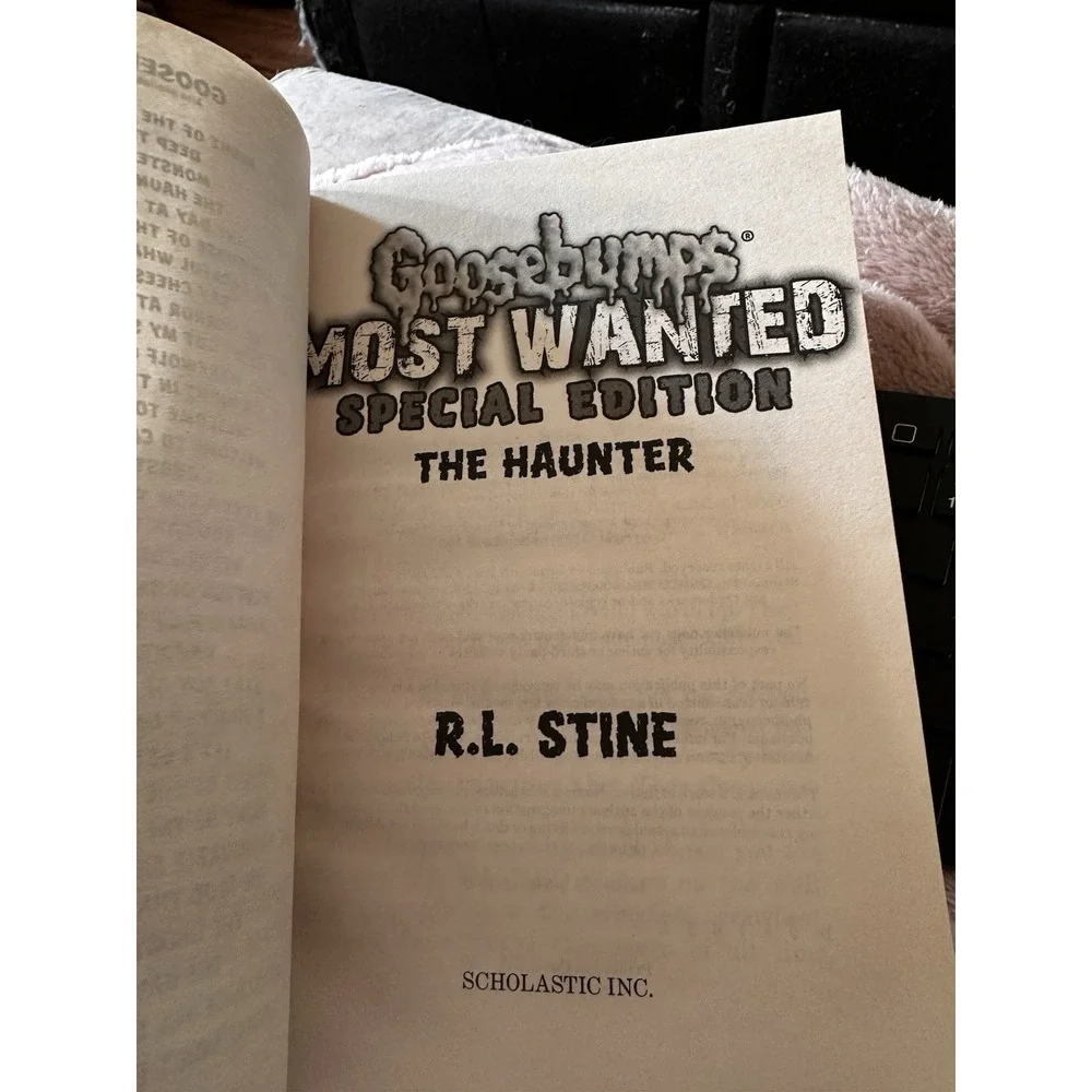 1st Print‎ #4 The Haunter Special Edition Goosebumps Most Wanted Book R.L. Stine